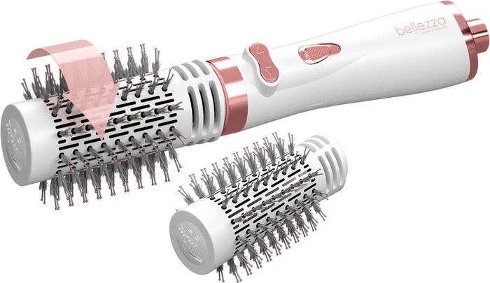 img_0579 מברשת פן מסתובבת 2 ראשים Bellezza לשיער – תמונה 1